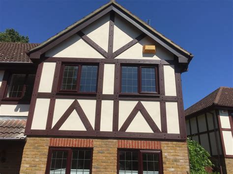 mock tudor board repair.